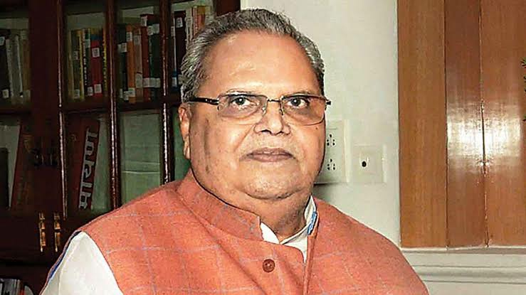 Governor Satya Pal Malik greets people on Eid-ul-Azha