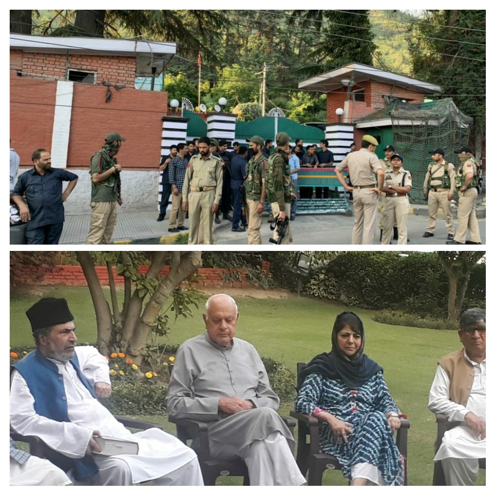 As tensions rise, an all-party meet held at Farooq Abdullah's residence