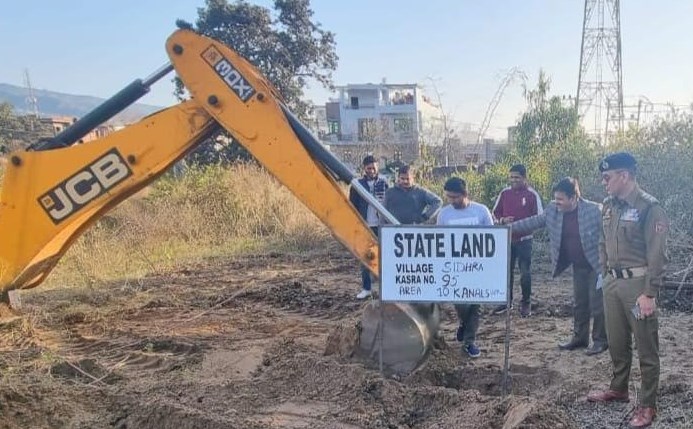Over 326 Kanal land retrieved by District Administration Jammu