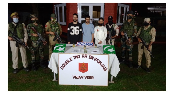 Jammu and Kashmir: Three LeT terrorists arrested in Sopore
