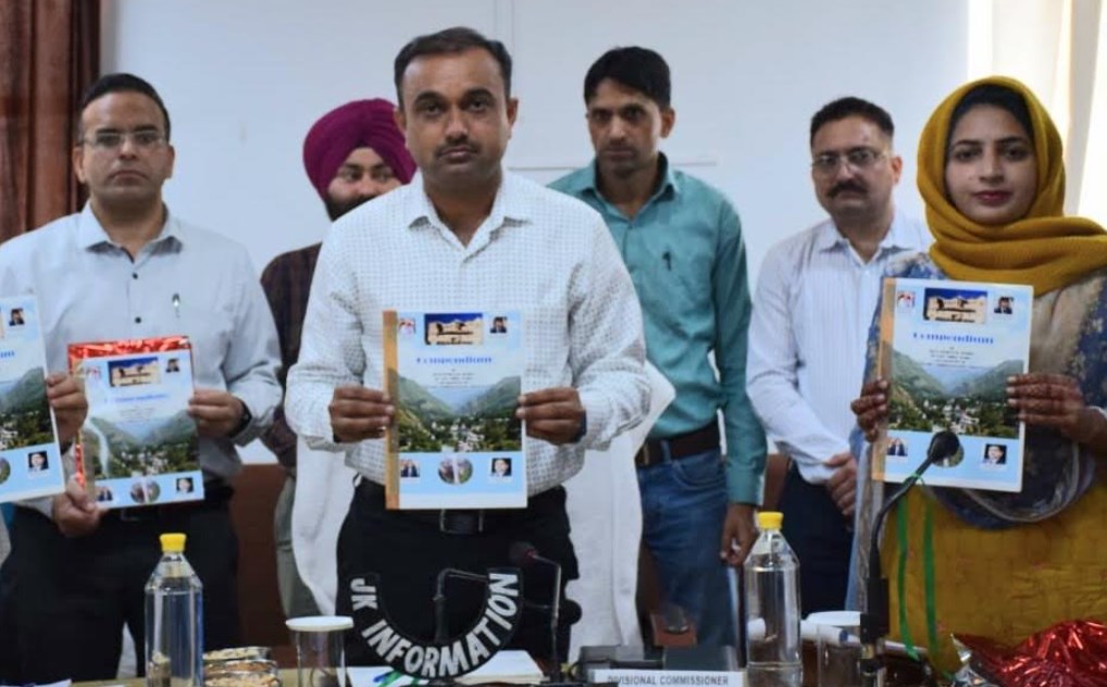 Div Com visits Poonch, releases compendium of Development works; reviews Dev projects