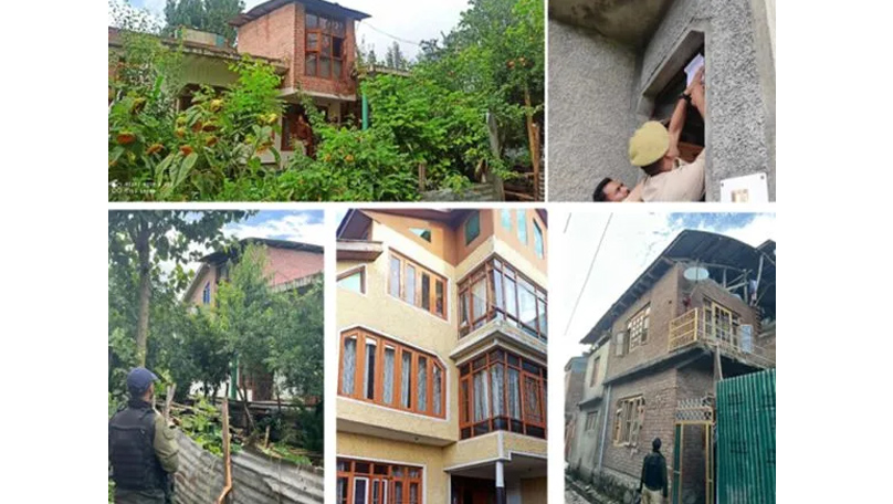 Five more houses attached in Srinagar for harbouring militants: Police