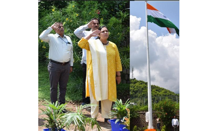 ASI Srinagar Circle organises Flag hoisting Ceremony at historical Krimchi temples