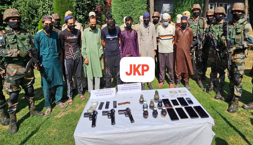 Jammu and Kashmir: Terror module busted in Baramulla, 8 LeT terrorists arrested