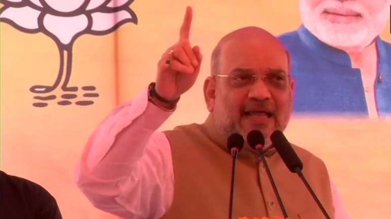 Home Minister Amit Shah slams Congress for criticising Rafale 'Shastra Puja' by Defence Minister Rajanth Singh