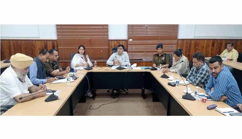 ADC Jammu Sandeep Seonetra reviews arrangements for Navratri festival