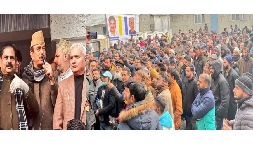 DAP is an alternative force to ensure peace & development in J&K: Azad