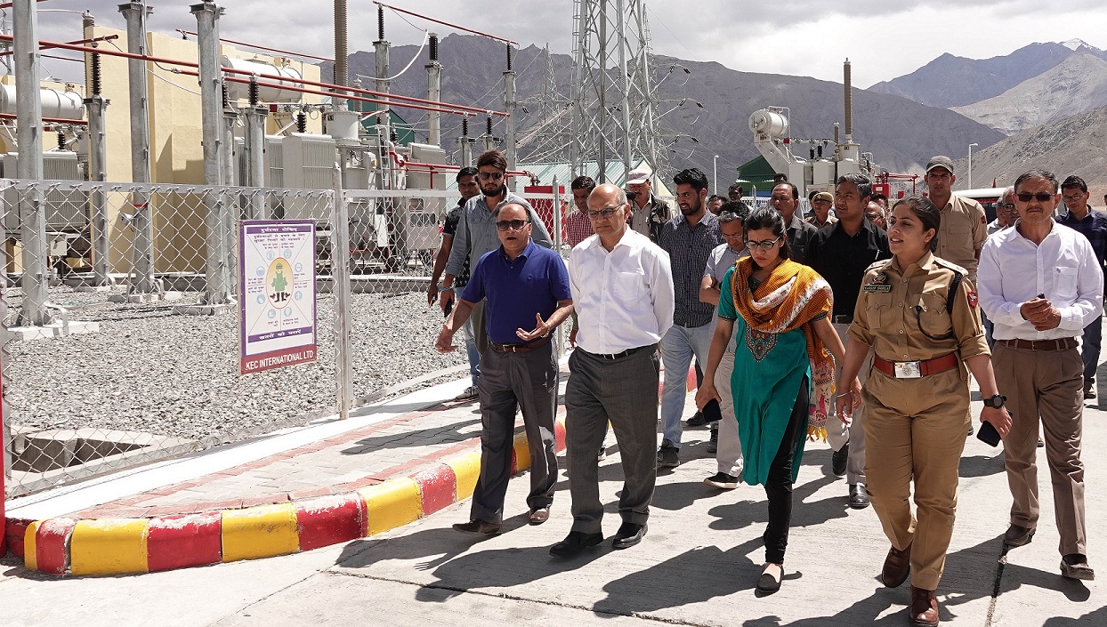 Advisor Sharma on whirlwind tour to Leh