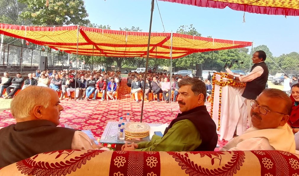 Jugal Kishore MP held Public Darbar at Badhori in Vijaypur Constituency