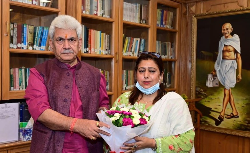 Representatives of BJP Minority Morcha call on Lt Governor