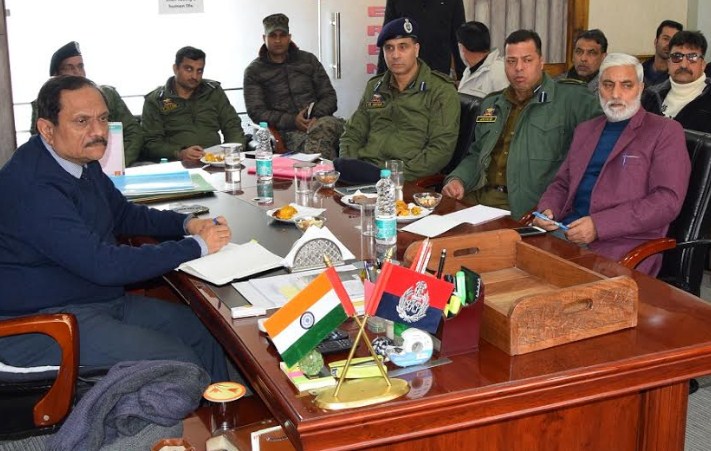 Advisor Bhatnagar reviews developmental, security scenario at Baramulla