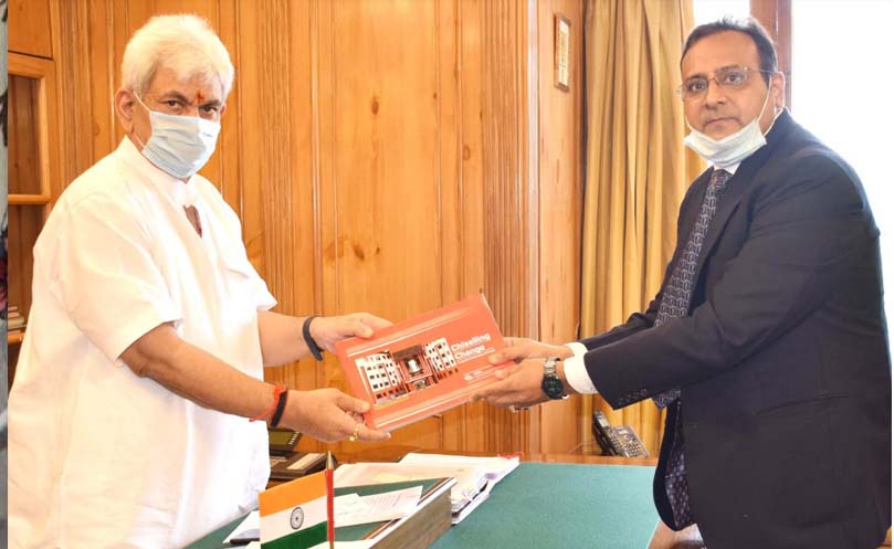 Lt Governor releases Coffee Table Books of JKEDI and Labour & Employment Department