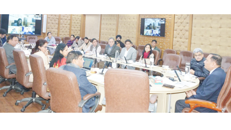 Advisor Bhatnagar reviews progress on formulation of Skill plan for youth identified under B2V4 across J&K