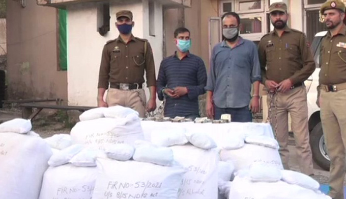 SOG Jammu busted a gang of interstate drug smugglers, recovers huge quantity of Poppy Straw (Bhukki)