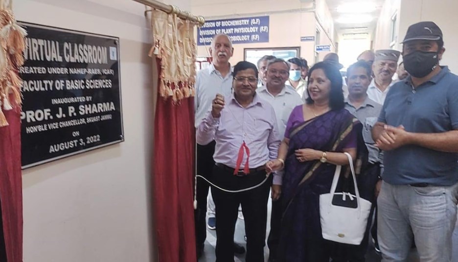 VC SKUAST-Jammu Inaugurates Virtual Classroom Facility in Faculty of Basic Sciences