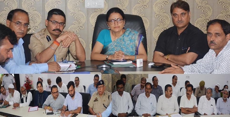 DC Jammu finalises Eid-ul-Azha arrangements