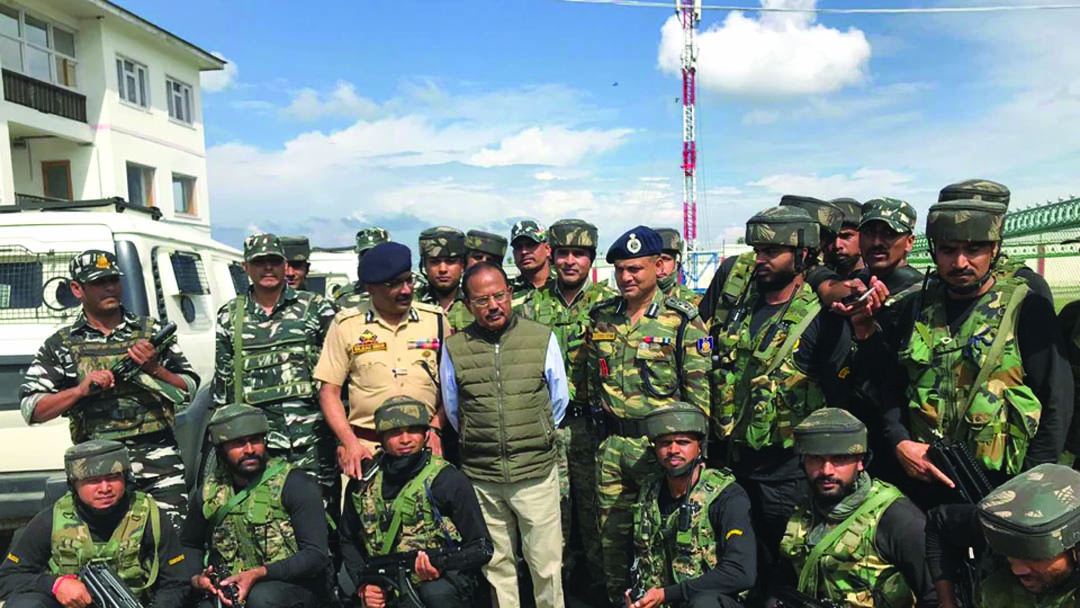 ‘It’s in your hands’: NSA Ajit Doval tells security personnel in Kashmir