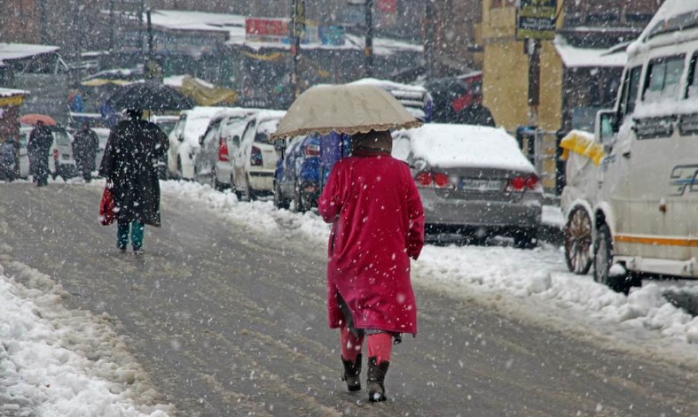 Fresh Snowfall In Kashmir, Flights At Srinagar Airport Affected