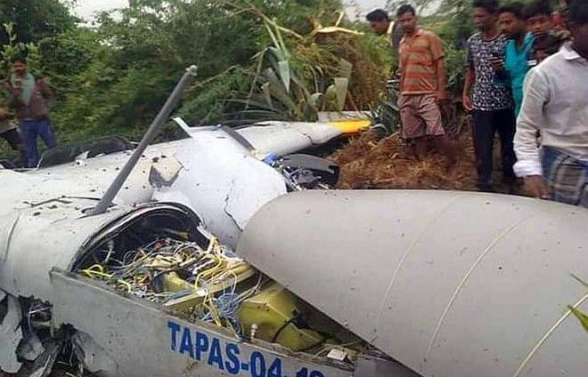 DRDO's unmanned drone crashes in Karnataka field