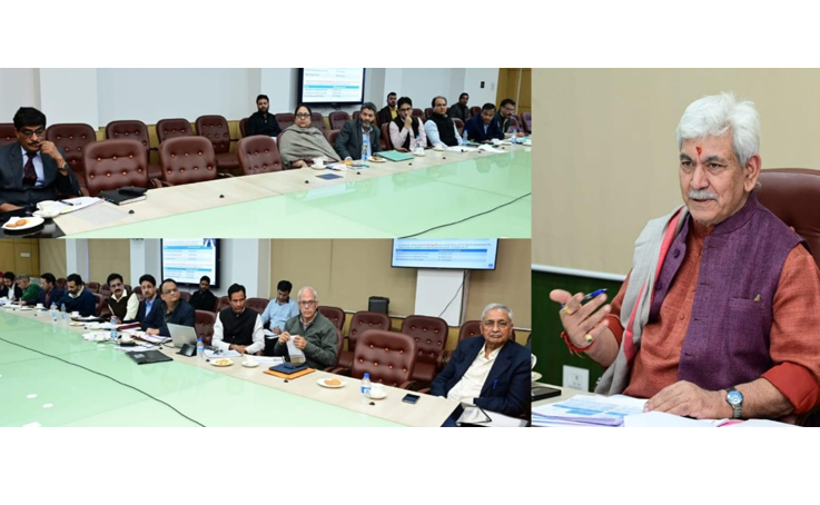 Lt Governor chairs review meeting of Power Development Department