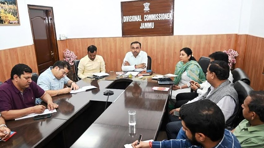 DC Jammu inspects progress on mega projects
