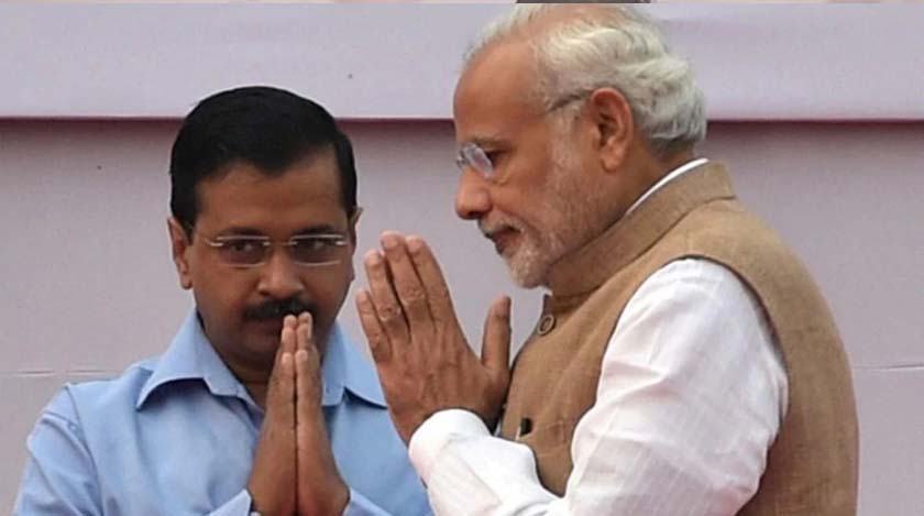 PM congratulates Kejriwal for thumping victory in Delhi polls