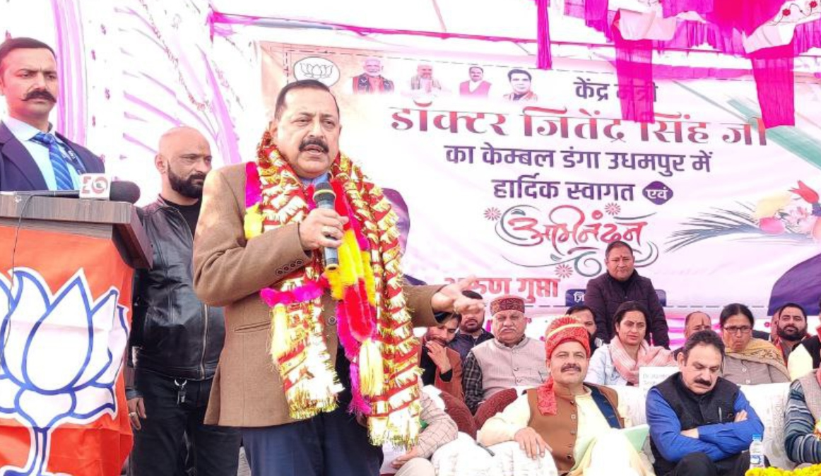 Udhampur neglected because of NC, Cong appeasement policy: Dr Jitendra