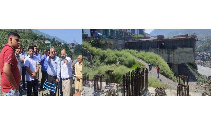 DC inspects progress on NH-44 four laning project in Ramban