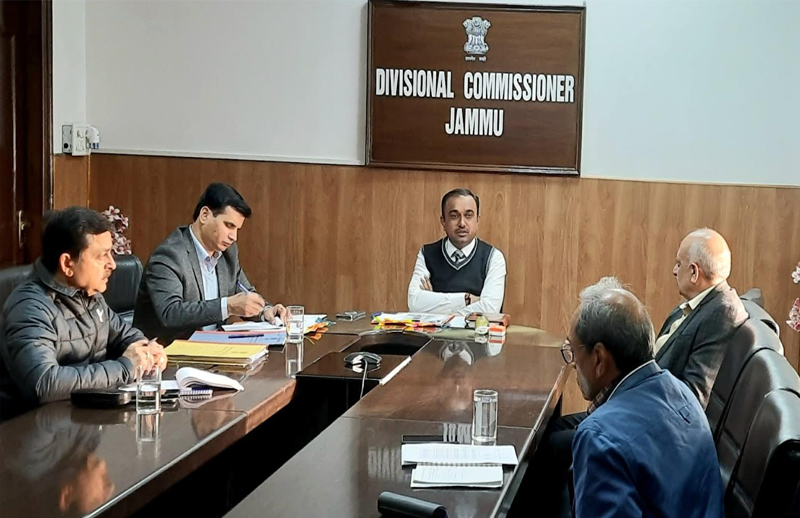 Div Com Jammu reviews Revenue issues in Districts