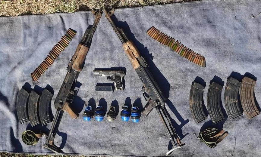 Huge cache of arms and explosives seized from terrorist hideout in JK's Poonch