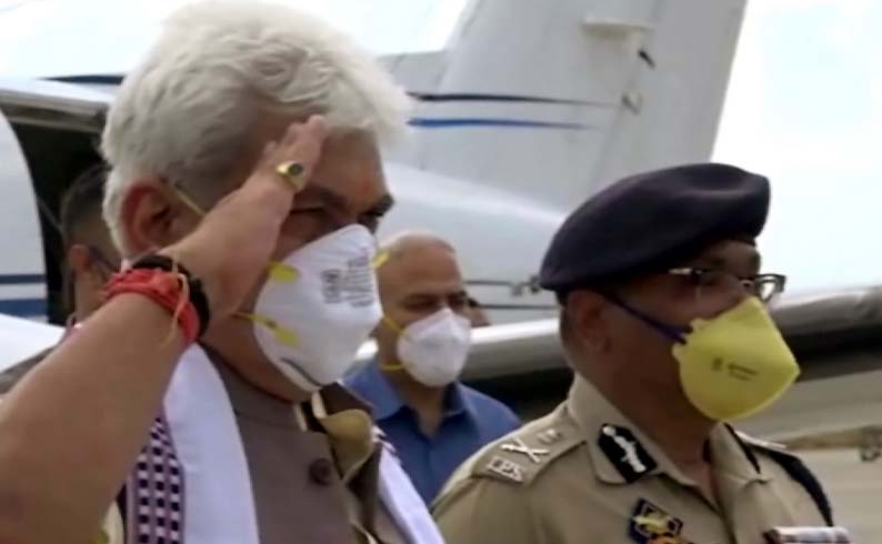 Lt Governor Sinha expresses anguish over terrorist attack on Political leader in Ganderbal