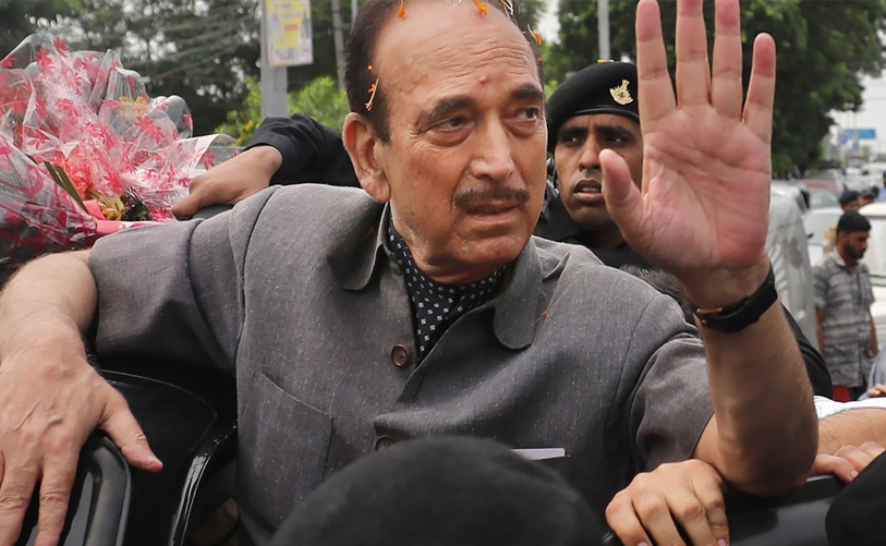 We will announce a new party in ten days: Ghulam Nabi Azad during a public meeting in Baramulla