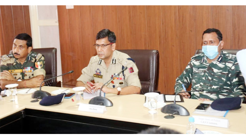 ADGP Jammu reviews security arrangements in run up to Independence Day Celebrations