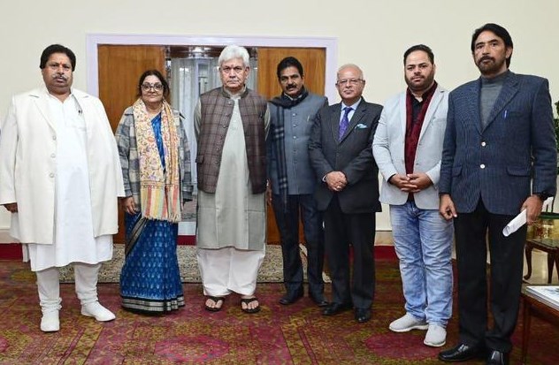 Cong Leaders Meet J&K LG Manoj Sinha To Discuss Security Arrangements For Bharat Jodo Yatra