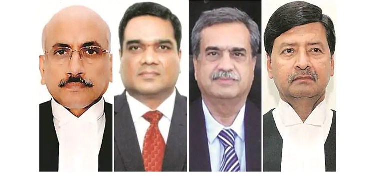 With 4 judges sworn in, SC attains full strength