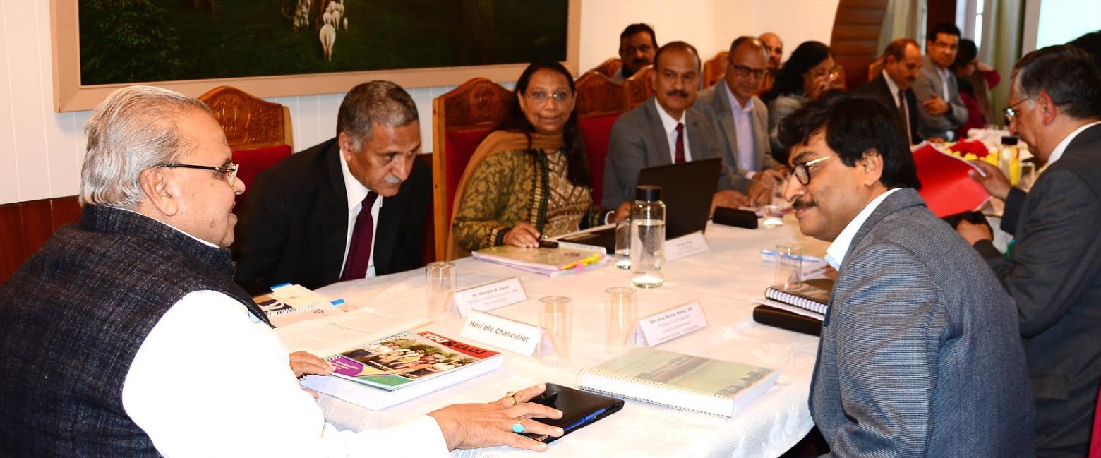Governor chairs Ist meeting of Jammu Cluster University Council