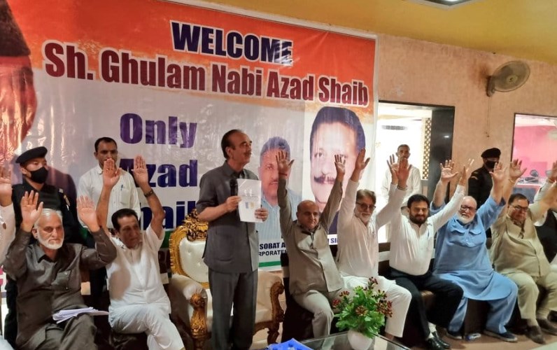 Ghulam Nabi Azad Elected Chairman Of Democratic Azad Party