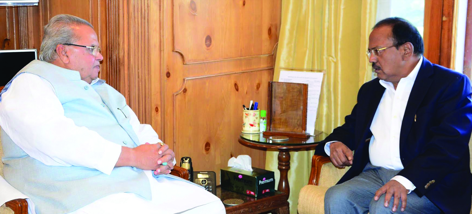 NSA Doval meets Governor Satya Pal Malik