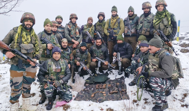 Arms And Ammunition Recovered In J&K’s Poonch