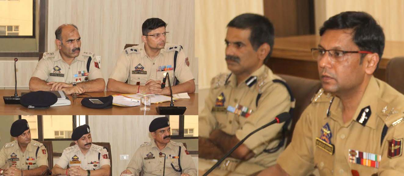 IGP Mukesh Singh Jammu reviews law & order, security arrangements on the opening of Darbar move