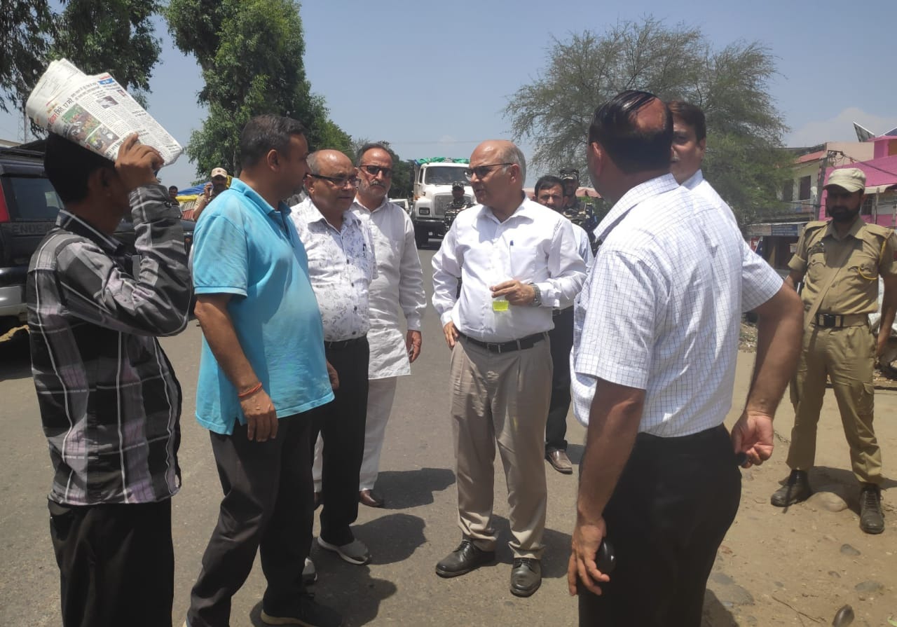 Advisor Sharma reviews development works, directs repairs of roads in Dayalachak