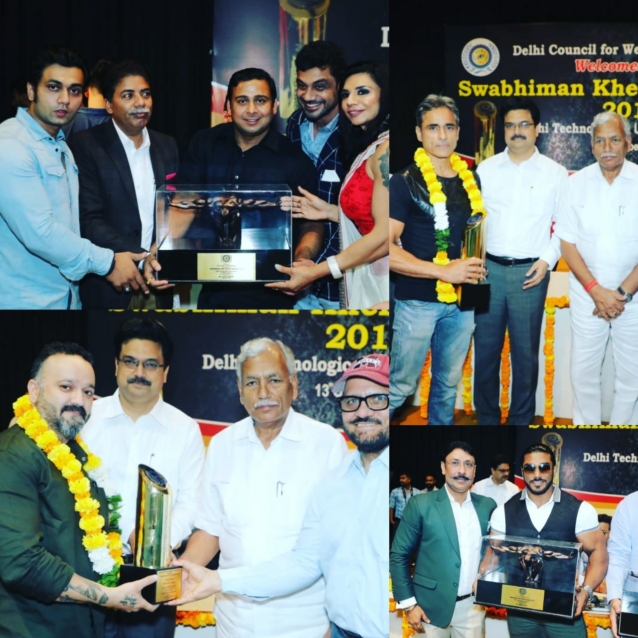Jammu Athletes Shine at Swabhiman Khel Ratan Awards organised by Delhi Council for Welfare of Sportsman