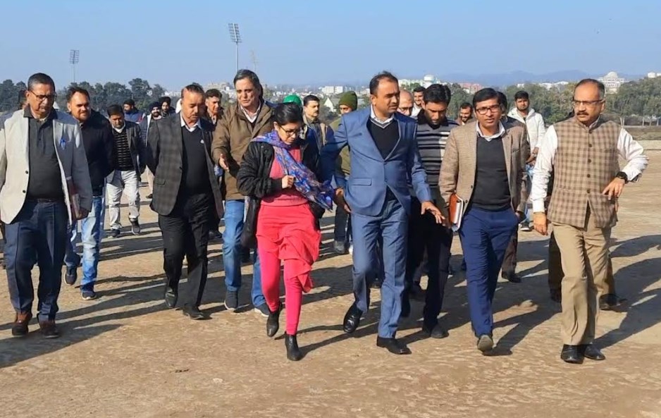 Div Com conducts spot inspection of Tawi River Front Project of Jammu Smart City