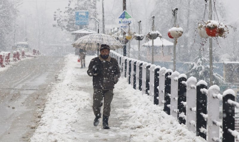 Pahalgam Receives Fresh Snowfall As Kashmir Reels Under Intense Cold