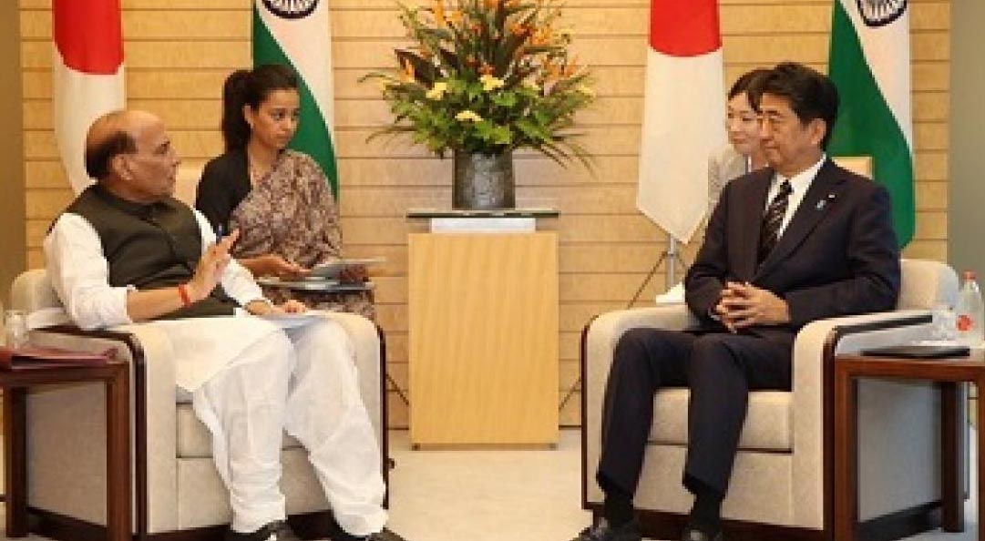 Pakistan has no locus standi on Kashmir; talks and terror cannot go hand-in-hand: Rajnath Singh in Japan