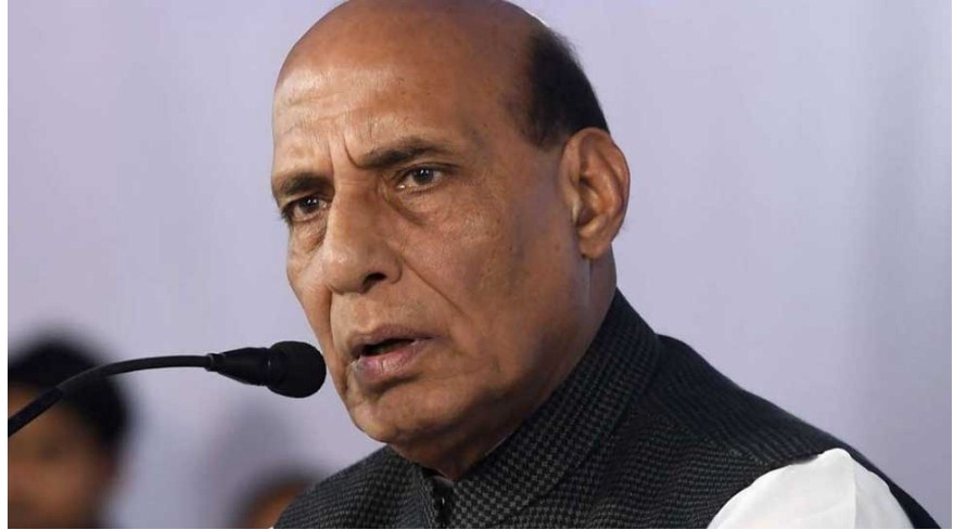 MiG-21 trainer aircraft crash: Rajnath Singh calls on IAF chief, enquires about two pilots