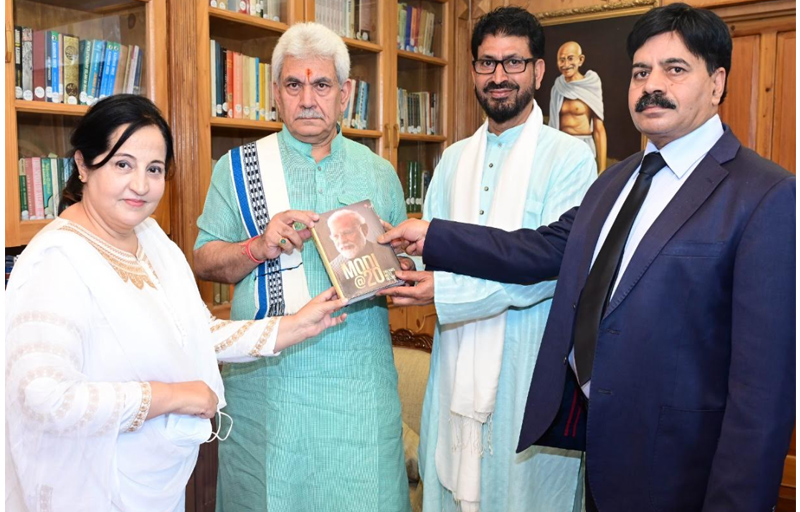 Former legislator, President J&K JDU call on Lt Governor