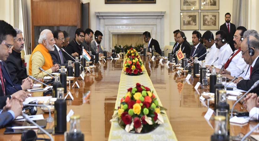 PM Modi Holds Talks With Sri Lanka's Mahinda Rajapaksa