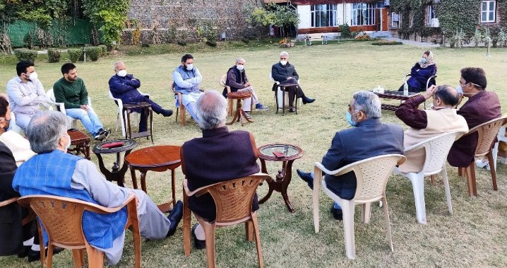 Mehbooba holds interaction with PDP youth leaders in Srinagar