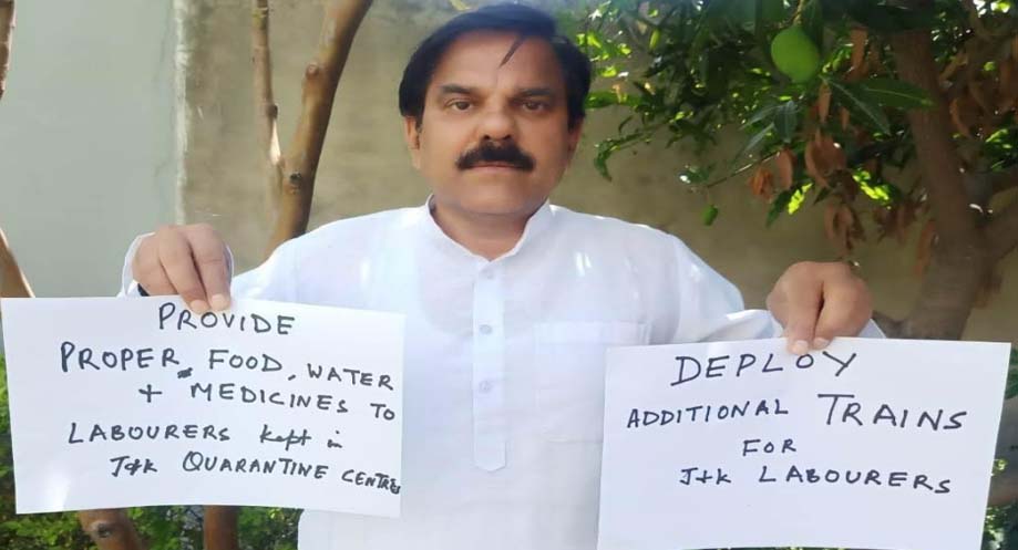 “Provide proper food, water, medicines to quarantined people in J&K”: Harsh Dev Singh